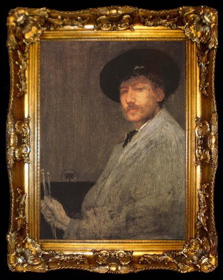 framed  James Mcneill Whistler Self-Portrait, ta009-2